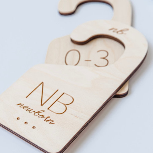 Baby Closet Dividers Wooden Clothes Size Markers for Babies - Etsy