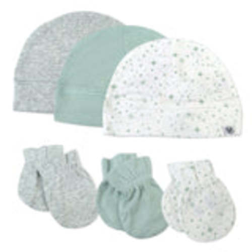 6-Piece Organic Cotton Mitt and Hat Set | Honest Baby Clothing