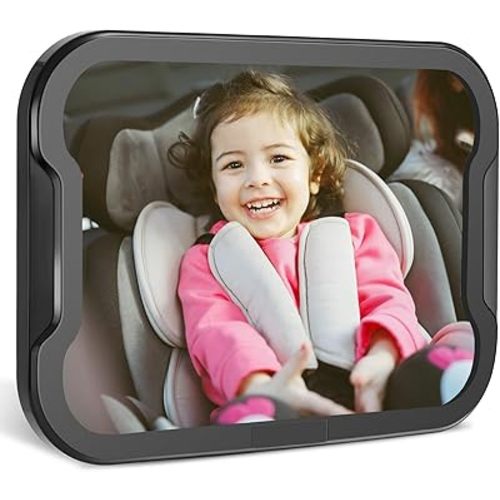 Zacro Baby Car Mirror, Shatter-Proof Acrylic Baby Mirror for Car, Rearview Baby Mirror-Easily to Observe The Baby's Every Move, Safety and 360 Degree Adjustability