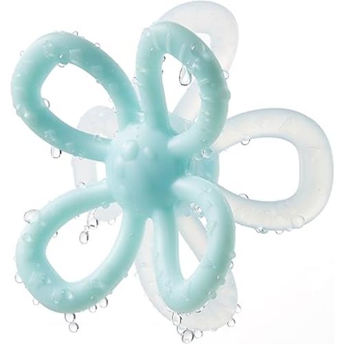 Teethers for Babies 3-12 Months, Baby Teething Relief, Teether Toys, Teething Mittens 3-12 Months for Infant Blue