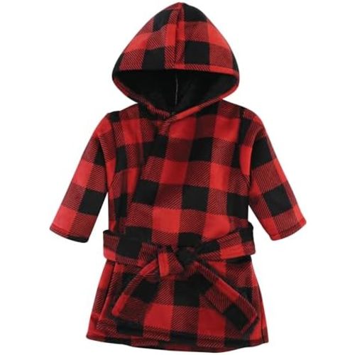 Hudson Baby Unisex BabyMink with Faux Fur Lining Pool and Beach Robe Cover-ups