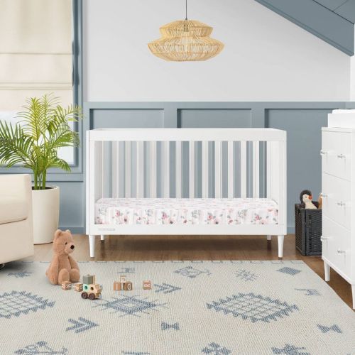Delta Children Bowie 4-in-1 Convertible Crib - Greenguard Gold Certified - Bianca White