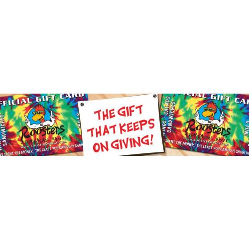 Purchase Egift Cards for Roosters