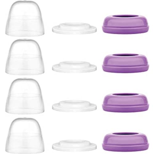 Maymom Bottle Dome Cap, Bottle Top, Sealing Disk Compatible with Lansinoh Bottle, Momma Bottles, Not Original Lansinoh Pump Parts, Signature Pro,Smartpump, Manual Breastpump