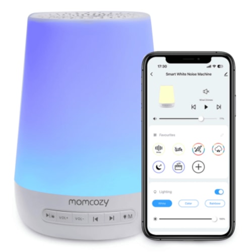 Momcozy Baby Noise Machine with Restful Night Light and App Remote Control
