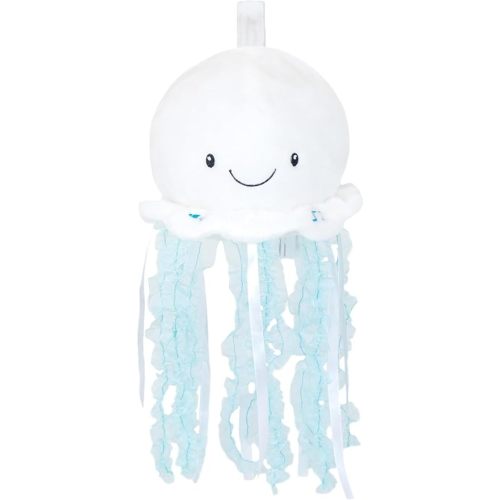 Cuddle Barn - Jellyfish Bubbles | Stuffed Animal Fish Animated Musical Plush Toy for Babies with Night Light Glow and Volume Control, 12 inches