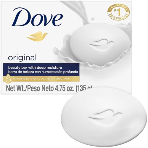 Dove White Moisturizing Cream Beauty Bar, 3.17 Ounce