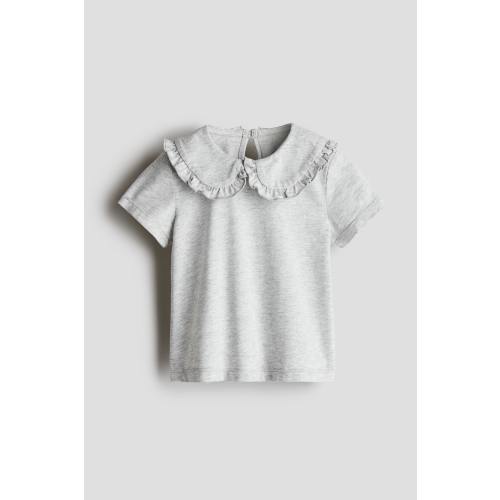 Cotton Top with Collar