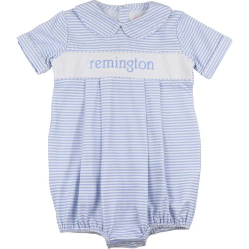 Blue Stripe Knit Bubble