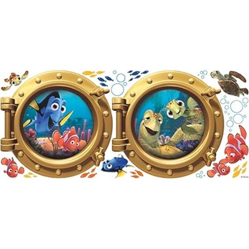 RoomMates RMK2060GM Finding Nemo Peel and Stick Giant Wall Decals