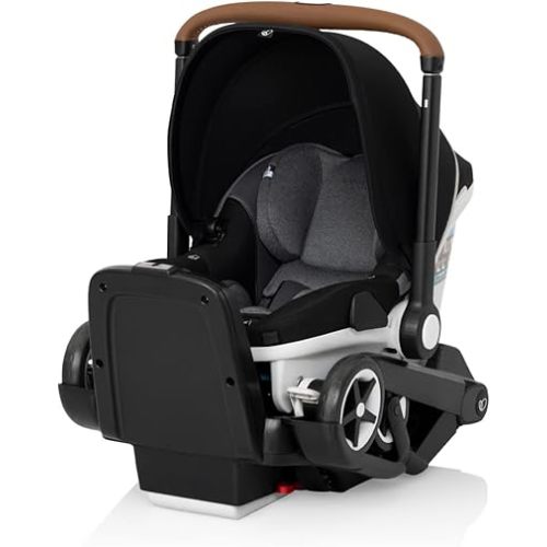 Gold Shyft DualRide with Carryall Storage Infant Car Seat and Stroller Combo (Moonstone Gray)