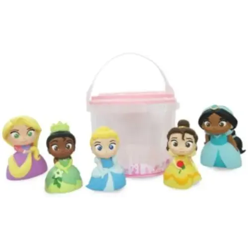 Disney Store Official Princess Bath Set - Kids Bath Accessories with Beloved Princess Characters - Colorful and Fun Bath Time Essentials for Kids - Suitable for All Ages