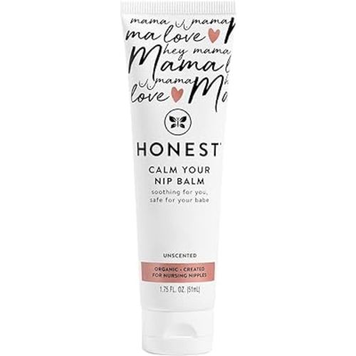 The Honest Company Honest Mama Calm Your Nip Balm | USDA Certified Organic Nipple Cream | 1.75 fl oz