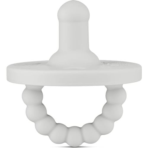Ryan & Rose Cutie PAT Pacifier Teether (Stage 1, Grey)