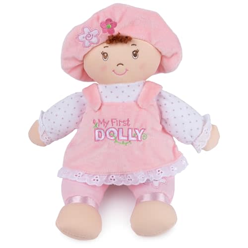 GUND Baby My First Dolly, Plush Doll for Babies and Toddlers, Pink/White, 13”