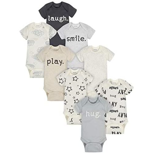 Onesies Brand unisex-baby 8-pack Short Sleeve Mix & Match Bodysuits
