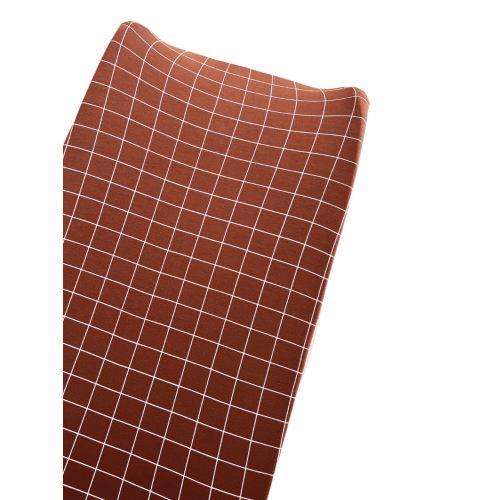 Changing Pad Cover, Truffle Windowpane