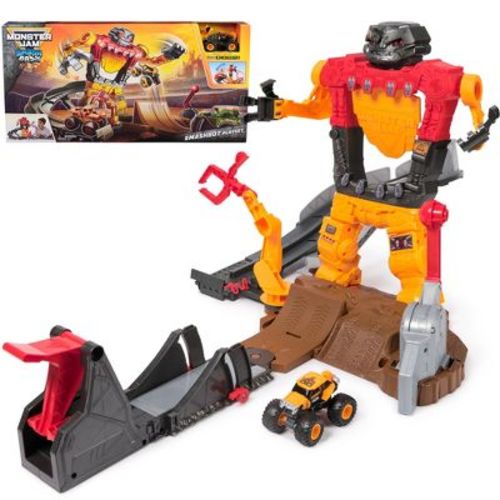 Monster Jam Smash and Bash Toy Vehicle Playset
