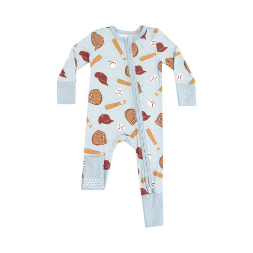 Baseball - 2 Way Zipper Romper