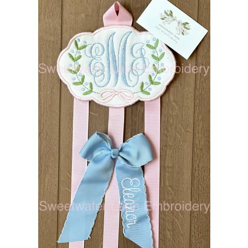 Custom Hair Bow and Headband Holder Organizer