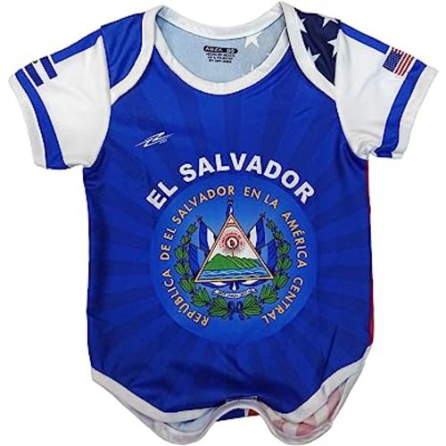 El Salvador/USA Baby Outfit Mameluco New W/O Tag Sizes 3 to 12 Months Blue