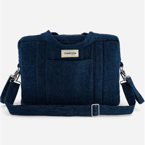 Darcy - The Anti Diaper Bag - Upcycled Raw Denim