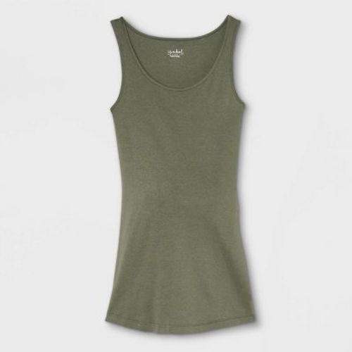 Maternity Tank Top - Isabel Maternity By Ingrid & Isabel™ Olive Xs
