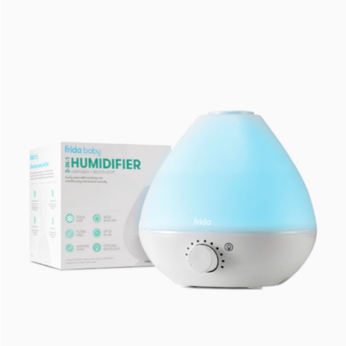 FridaBaby 3-in-1 Humidifier, Diffuser & Nightlight - White