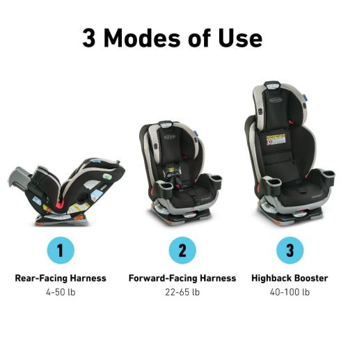 Graco Extend2fit 3-in-1 Car Seat - Bay Village