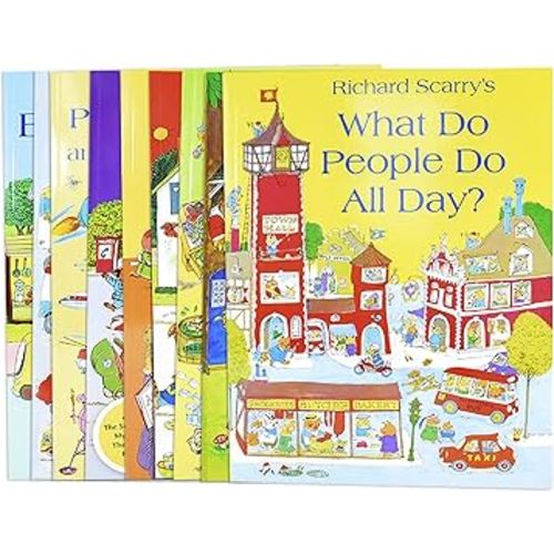 Richard Scarrys Best Collection Ever! 10 books collection. What do people do all day?... and other stories.