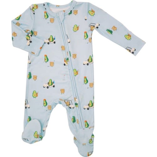 ANGEL DEAR Golfing Avocados Footie, Size: Newborn
