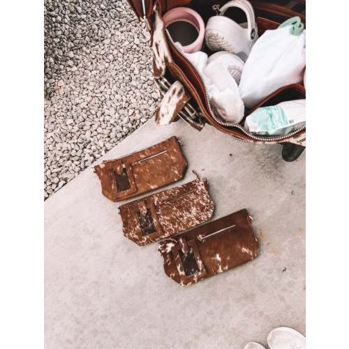 Cowhide Stroller Bag