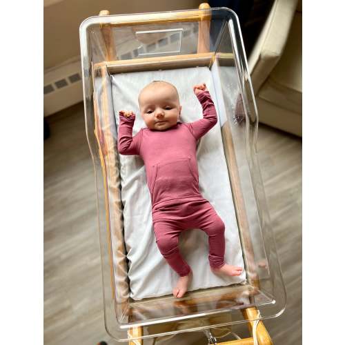 Finley Romper in Dusty Rose