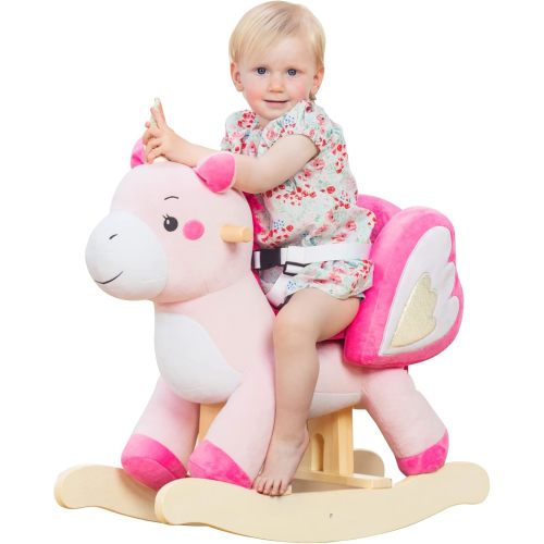 Blue Dragon Rocking Horse for Toddlers 12 Months+ Plush Stuffed Toy