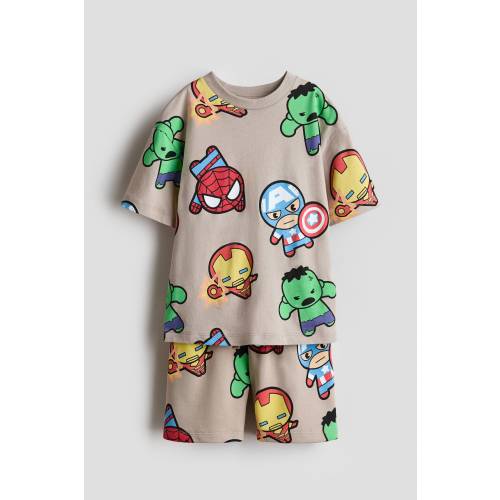 2-PIECE PRINTED JERSEY SET