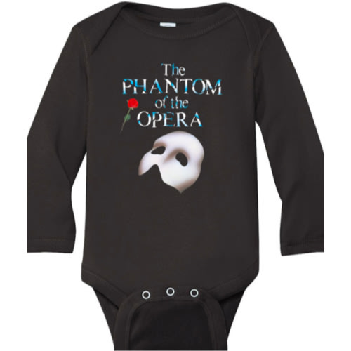 The Phantom of the Opera Long Sleeve Bodysuit