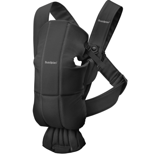 BabyBjorn Baby Carrier Mini, Cotton, Black