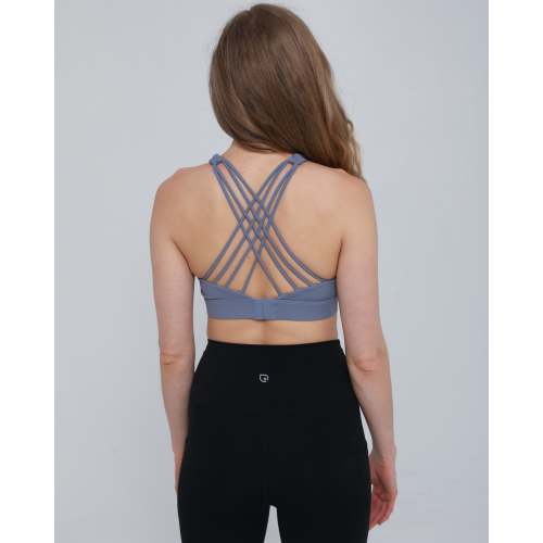 Océane 4 - Medium Support Nursing & Hands Free Pumping Sports Bra (Solar Gray)