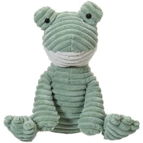 Apricot Lamb Toys Plush Corduroy Frog Stuffed Animal Soft Cuddly Perfect for Child (Corduroy Frog,8.5 Inches)