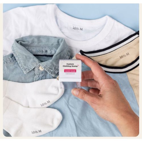 Custom Clothing Stamp | Fast, Mess-Free Labeling