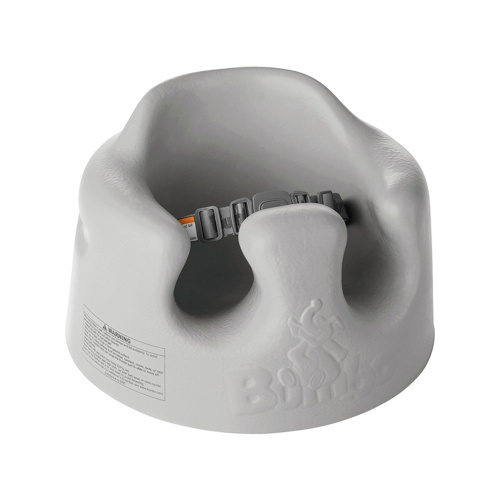 Bumbo Newborn Floor Seat with Adjustable Harness, Cool Gray