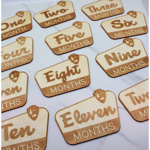National Park Baby Milestones, Baby Gift, Woodland Forest Milestones, Baby Photo Props, Milestone Props, Forest Props