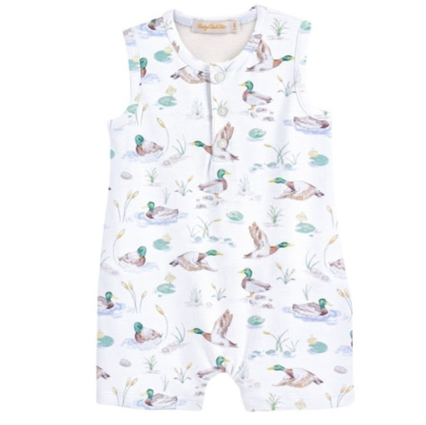 Baby Club Chic Mallard Ducks Romper - The Sandbox Children's Boutique