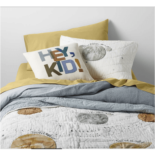 Outer Space Organic Cotton Kids Full/Queen Quilt