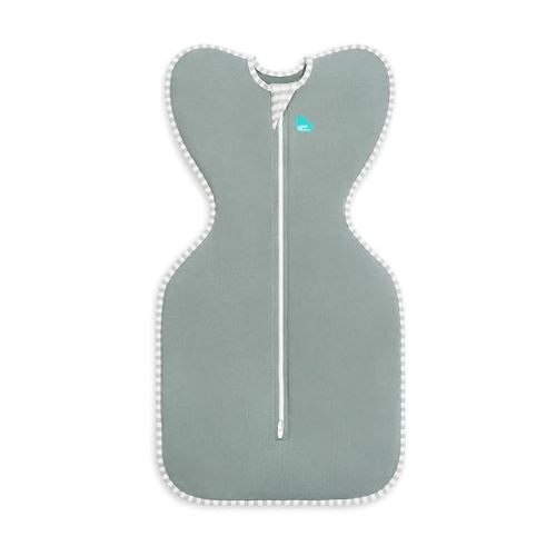 Love to Dream Swaddle UP, Baby Sleep Sack, Self-Soothing Swaddles for Newborns, Improves Sleep, Snug Fit Helps Calm Startle Reflex, New Born Essentials for Baby, 1.0 TOG, 5-8.5 lbs, Deep Olive