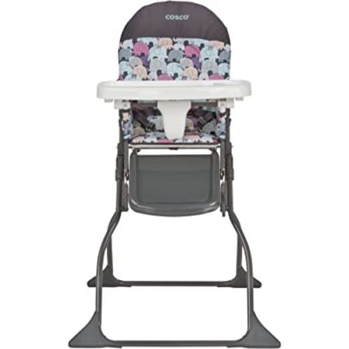 Cosco Simple Fold High Chair, Elephant Puzzle