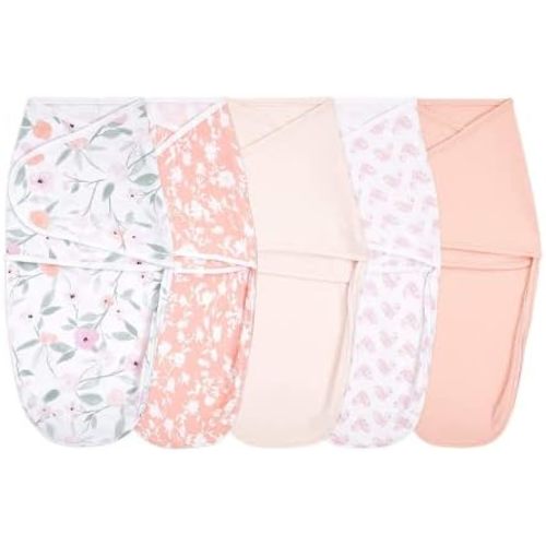 aden + anais Essentials Easy Wrap Swaddle - Easy Swaddle Newborn Swaddle Sack, Baby Swaddles, Sleep Sack Wearable Blanket