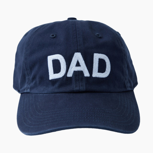 Ingrid and Isabel Dad Baseball Cap - Navy/White Embroidery, One Size