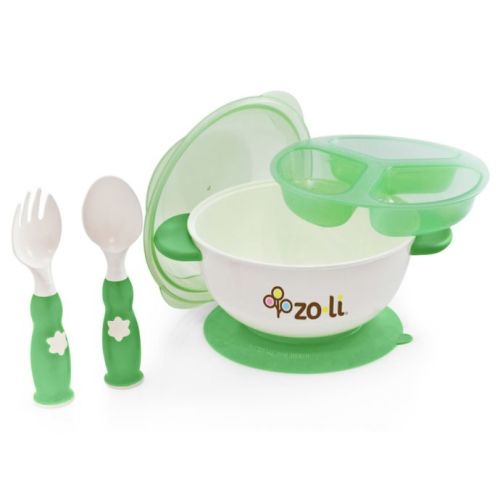 ZoLi 5-Piece Feeding Kit in Green