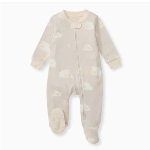 Good Night Sky Organic Cotton Sleep & Play - Limestone – Burt's Bees Baby